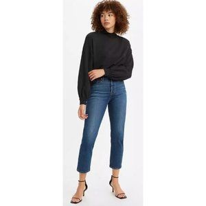 Levi’s Wedgie Straight High Rise Cropped Jeans-sz 26